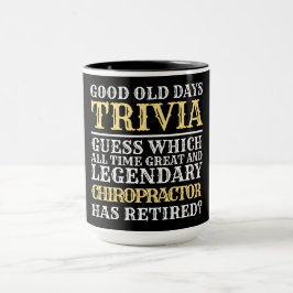 Caneca Reforma Legendária de Chiropractor Engraçado