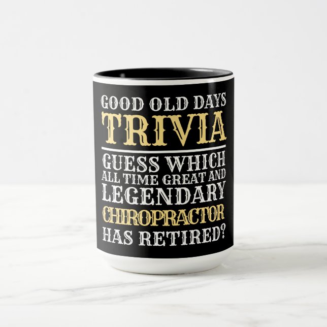 Caneca Reforma Legendária de Chiropractor Engraçado (Centro)