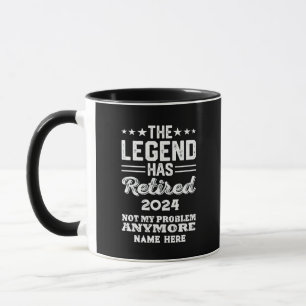 Caneca Reforma personalizada A Legenda se aposentou