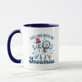 Caneca Refrigeração Teal Com Meu Inverno De Neve