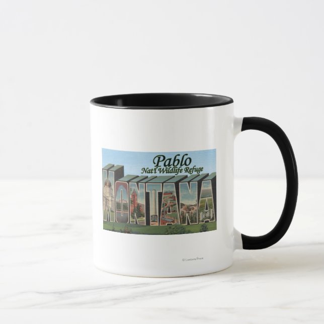 Caneca Refúgio sobre a vida selvagem no Pablo Nat, Montan (Direita)