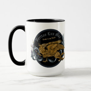 Caneca Regal Dourado e Silver Griffin