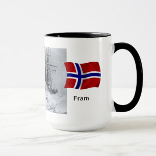 Caneca Região polar "Fram" no gelo