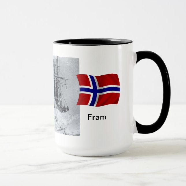 Caneca Região polar "Fram" no gelo (Direita)