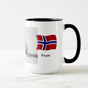 Caneca Região polar "Fram" no gelo