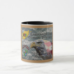 Caneca Regimento de 75° Ranger de Combate Afegão Veterano