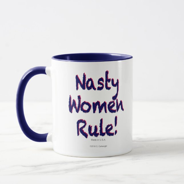 Caneca Regra das Mulheres Desagradáveis (Esquerda)