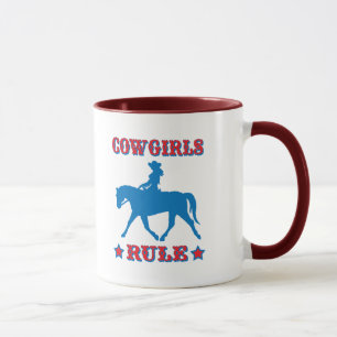 Caneca Regra das vaqueiras (vermelha/azul)
