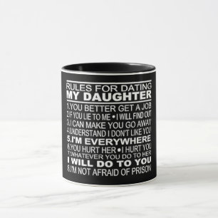 Caneca Regras Para O Namorando Minha Filha
