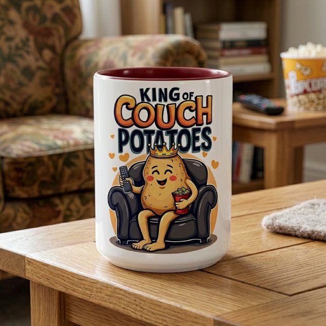 Caneca Rei das Batatas Preguiçosas - Batata Preguiçosa Di (Criador carregado)