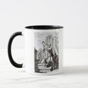 Caneca Rei David Playing o Lyre
