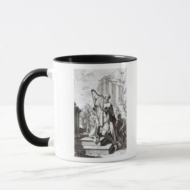 Caneca Rei David Playing o Lyre (Esquerda)