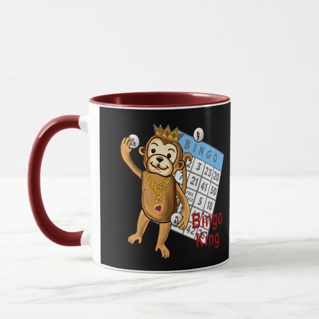 Caneca Rei do Bingo de Macaco (Esquerda)