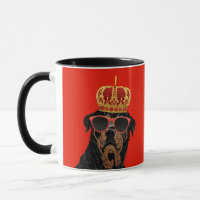 Rei Rottweiler da vida do vândalo para pais de