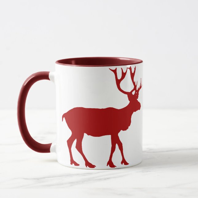 Caneca Reinador Vermelho e Branco (Esquerda)