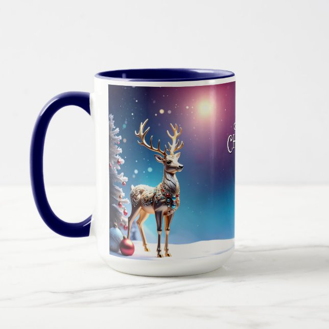 Caneca Reindeer Jewels Foliday Mug (Esquerda)