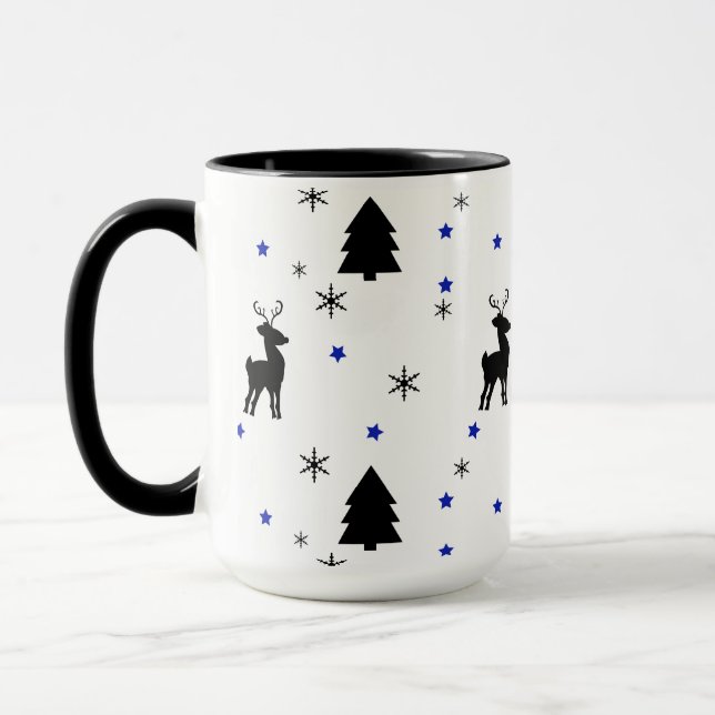 Caneca Reindeer Pine Forest (Esquerda)
