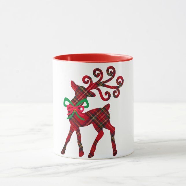 Caneca Reindeer Xadrez Orgulhosa (Centro)