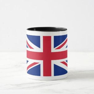 Caneca Reino Unido Bandeira Union Jack das Colônias Britâ