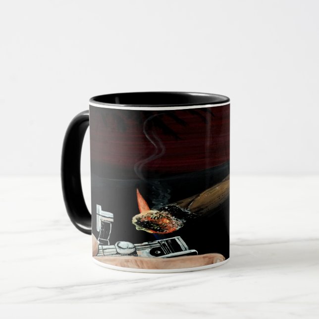 Caneca Relaxando Momento (Frente Esquerda)