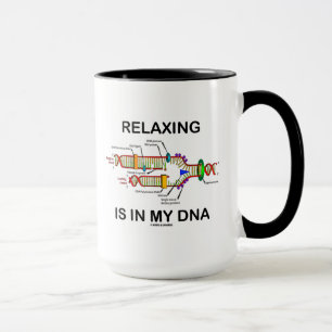 Caneca Relaxar está em meu ADN (a réplica do ADN)