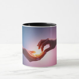 Caneca Relaxe e rejuvenere: Mug "Mãos de cura"