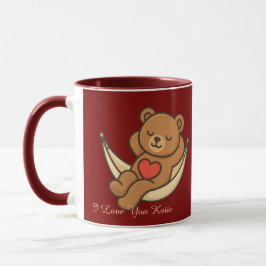 Caneca Relaxing Teddy Bear Love Mug – Valentine Gift