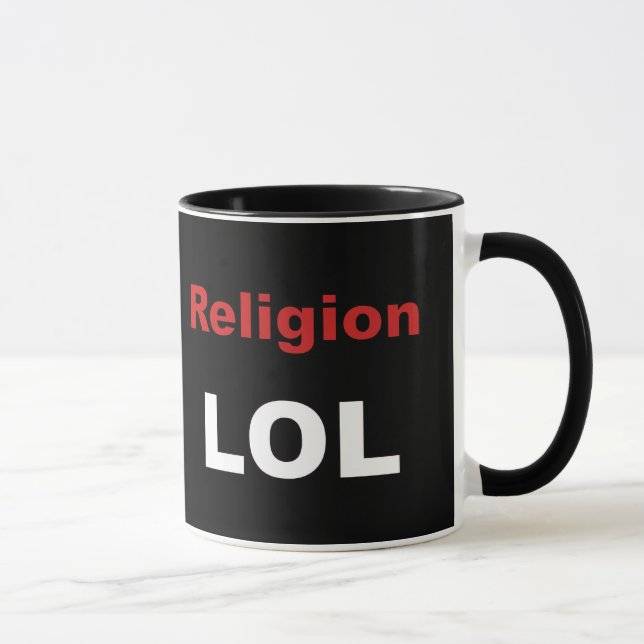 Caneca Religião LOL (Direita)