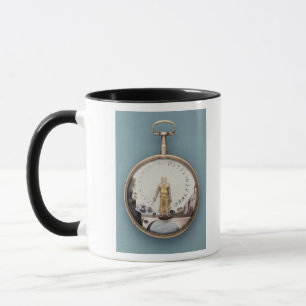 Caneca Relógio de bolso sutiã-en-l'air encaixotado ouro
