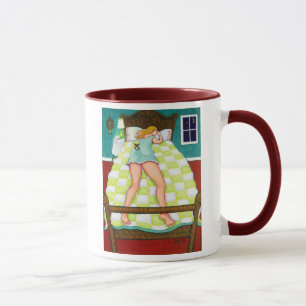 Caneca Relógio de noite - chihuahua no dever