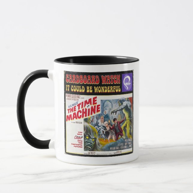 Caneca Relógio de Papelão (Esquerda)