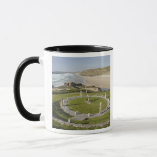 Caneca Relógio de sol e Praia de Perran, Perranporth, Cor