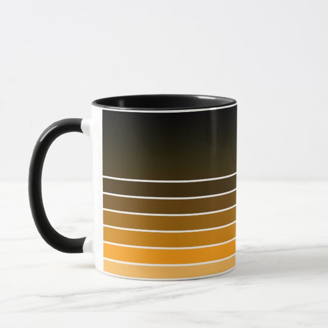 Caneca relógio laranja (Esquerda)