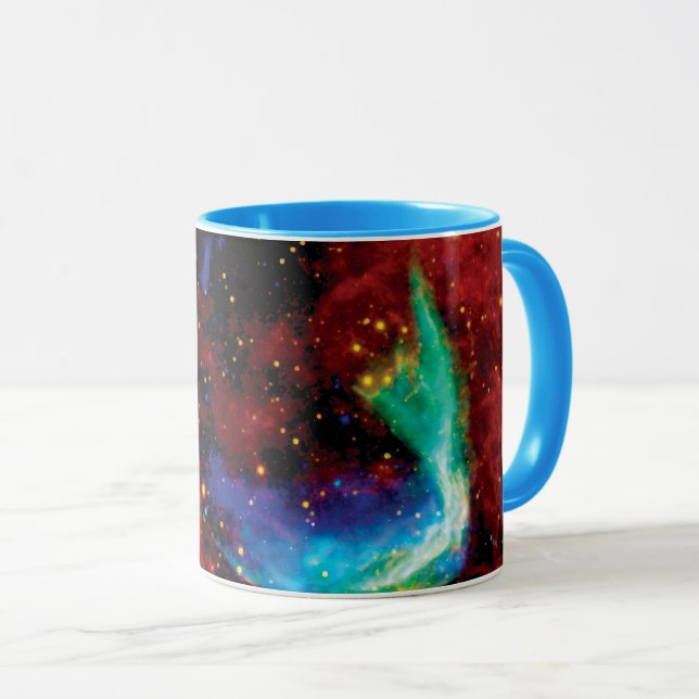 Caneca Remanescente de Supernova RCW 86 - Foto do Espaço  (Frente Esquerda)
