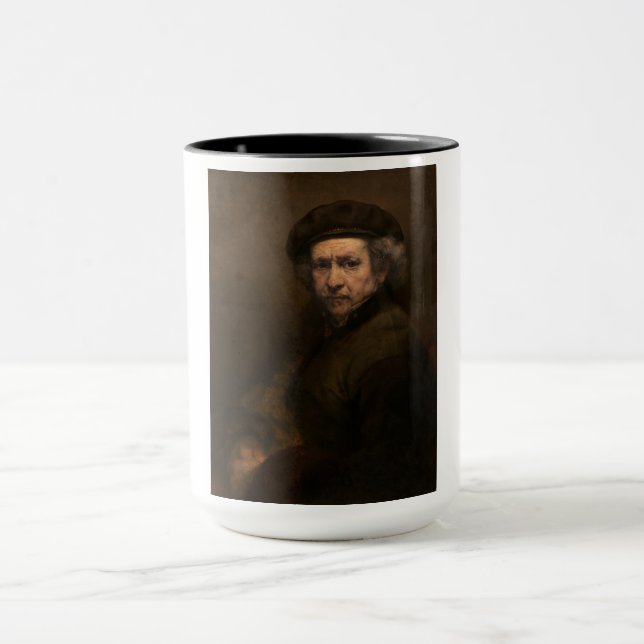 Caneca Rembrandt Autoretrato: Pintor da Idade do Ouro Hol (Centro)