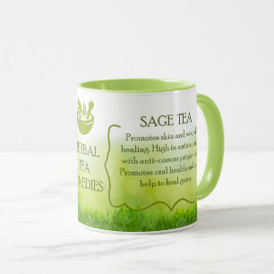 Caneca Remédio Perfeito De Presente/ Sage Tea Herbal