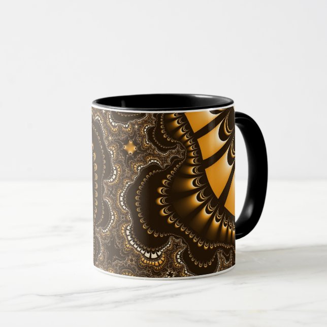 Caneca Remix Do Café Brown (Frente Esquerda)