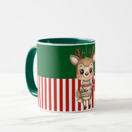 Caneca Rena adorável com caixa de presente