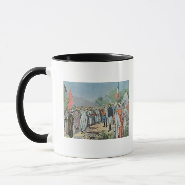 Caneca Rendição recebida Lyautey do general do rebelde (Esquerda)