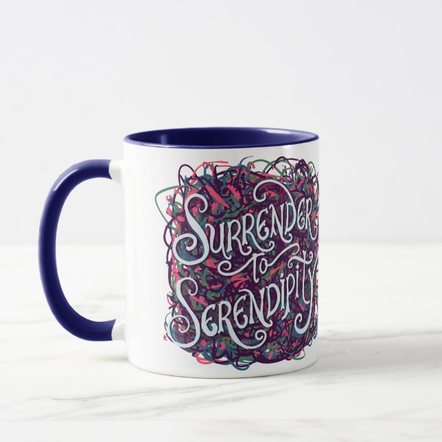 Caneca Rendir-se à Serendipidade (Esquerda)