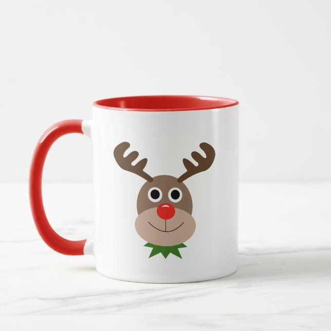 Caneca Reno sonriente (Esquerda)