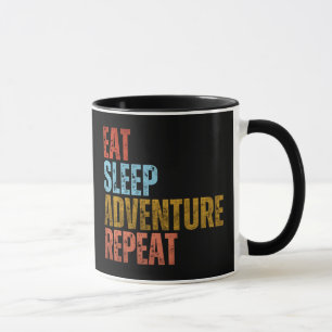 CANECA REPETIÇÃO DA AVENTURA DE SONO DE COMER