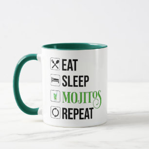 Caneca Repetir Mojitos de Sono