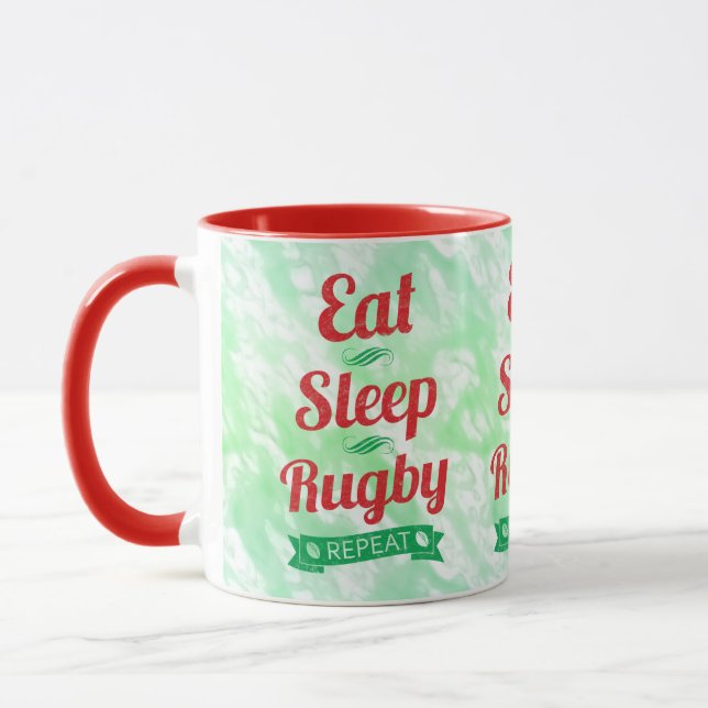 Caneca Repetir o Rugby do Sleep (Esquerda)