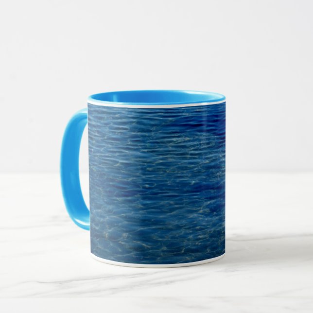 Caneca Réplicas simples do oceano (Frente Esquerda)