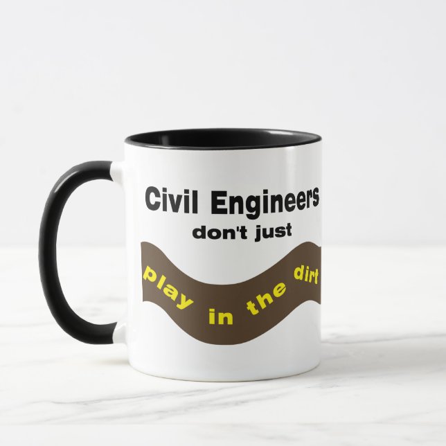 Caneca Reprodução de Engenheiros Civis (Esquerda)