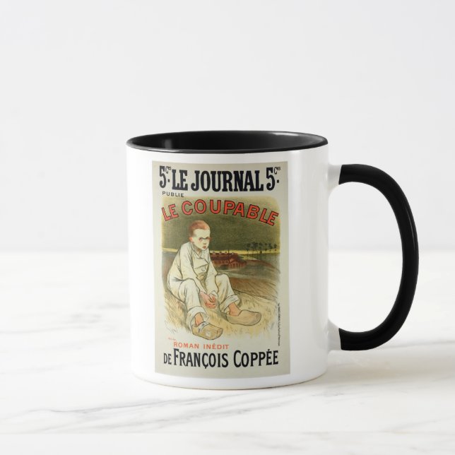 Caneca Reprodução de uma propaganda de poster a novela (Direita)