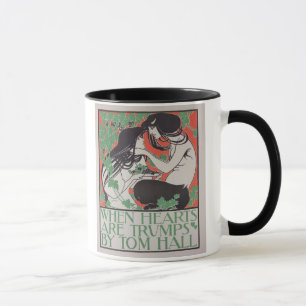 Caneca Reprodução de uma propaganda de poster 'quando