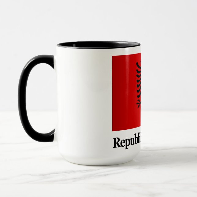 Caneca Republic of Albania (Esquerda)
