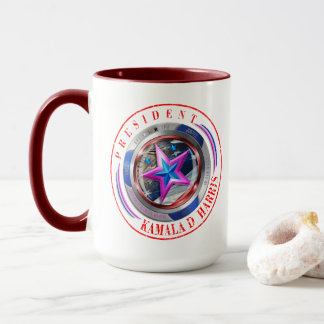 Caneca Republicano Harris-Walz Dual Stamp Medallion Mug